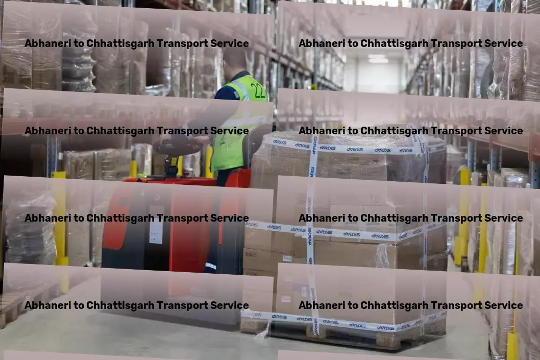 Abhaneri to Chhattisgarh Transport Regional parcel services