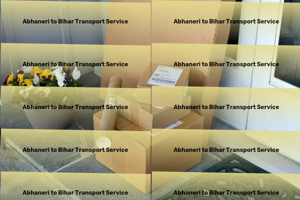 Abhaneri to Bihar Transport Making goods movement easy and efficient in India! - Rail transport services