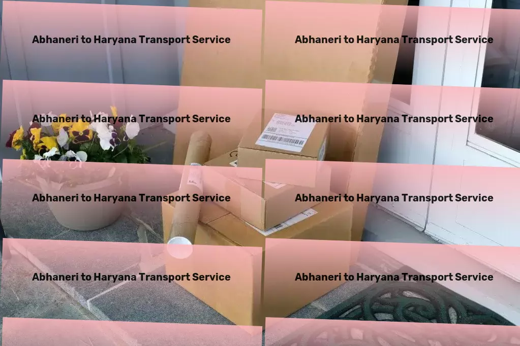 Abhaneri to Haryana Transport Make every day eco-friendly with sustainable living practices! - Commercial logistics provider