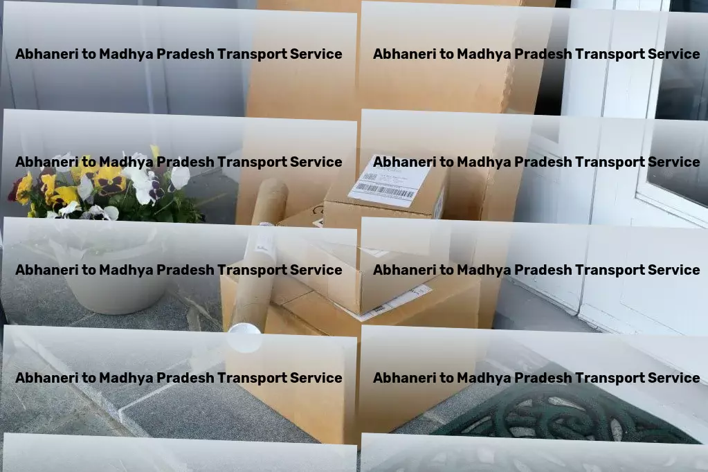 Abhaneri to Madhya Pradesh Transport National logistics coordination