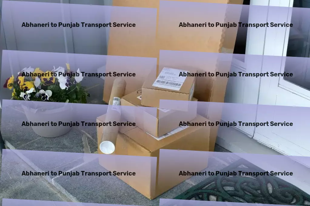 Abhaneri to Punjab Transport Transforming logistics in India with expert solutions! - High-capacity moving and logistics