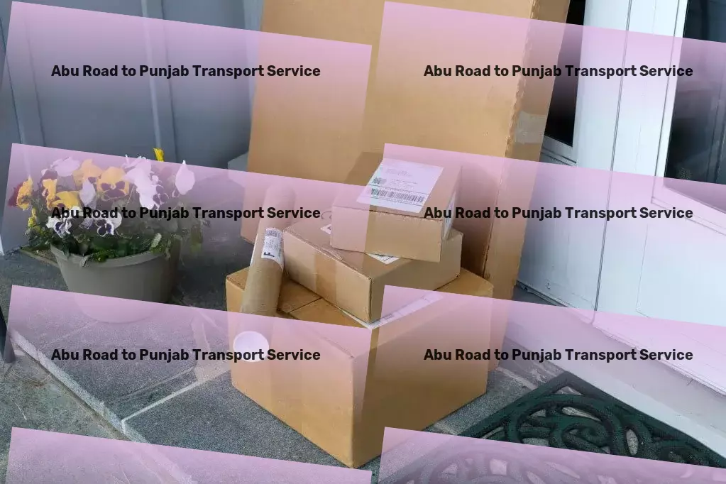 Abu Road to Punjab Transport Commercial cargo forwarding