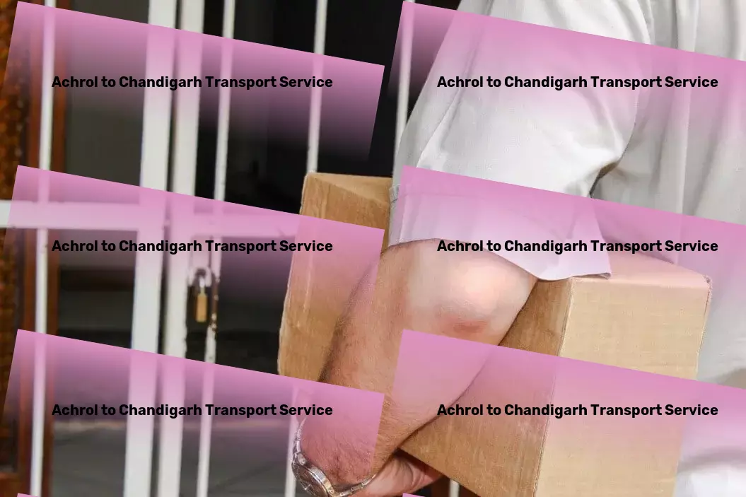 Achrol to Chandigarh Transport Specialized cargo transport