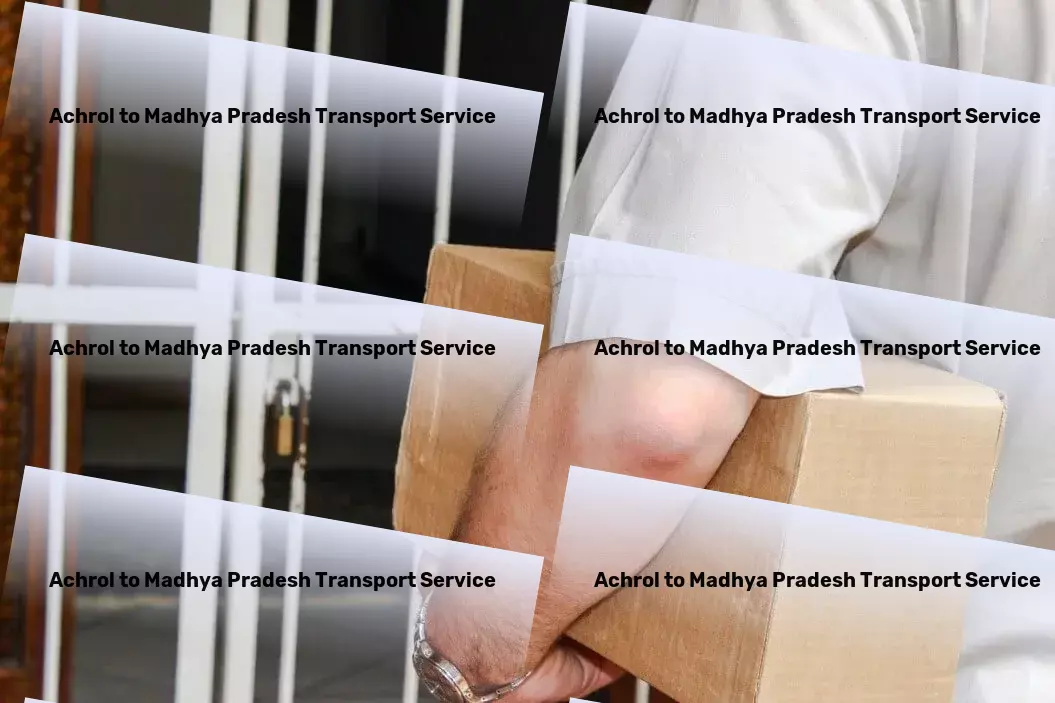 Achrol to Madhya Pradesh Transport Effortless travel solutions are here! - Urban freight transport