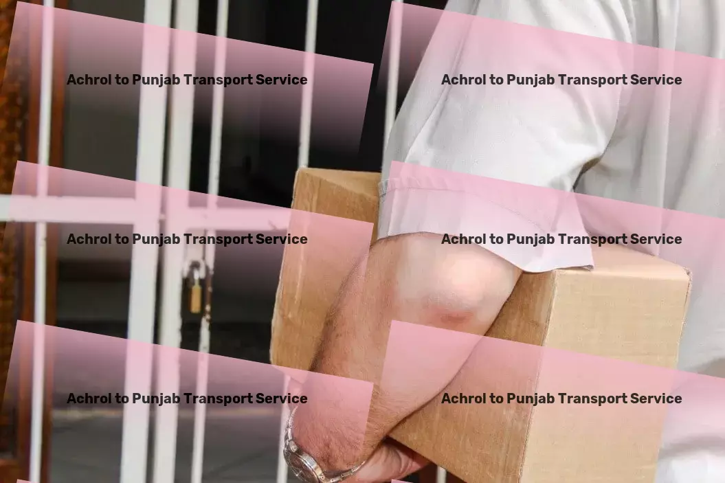 Achrol to Punjab Transport Quick delivery solutions