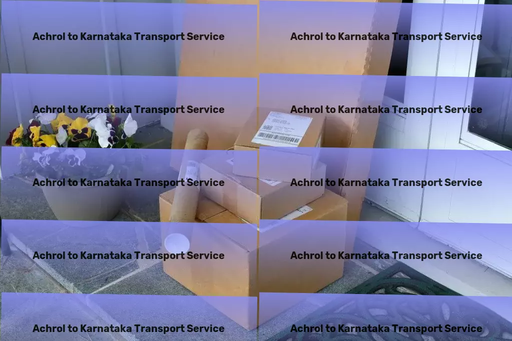 Achrol to Karnataka Transport General cargo services