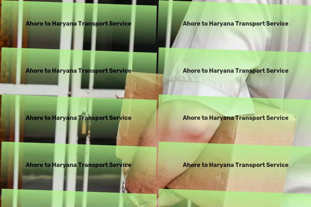 Ahore to Haryana Transport National package services