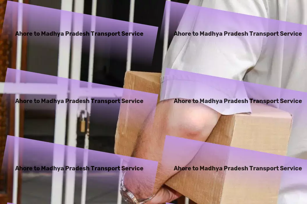 Ahore to Madhya Pradesh Transport Household item courier