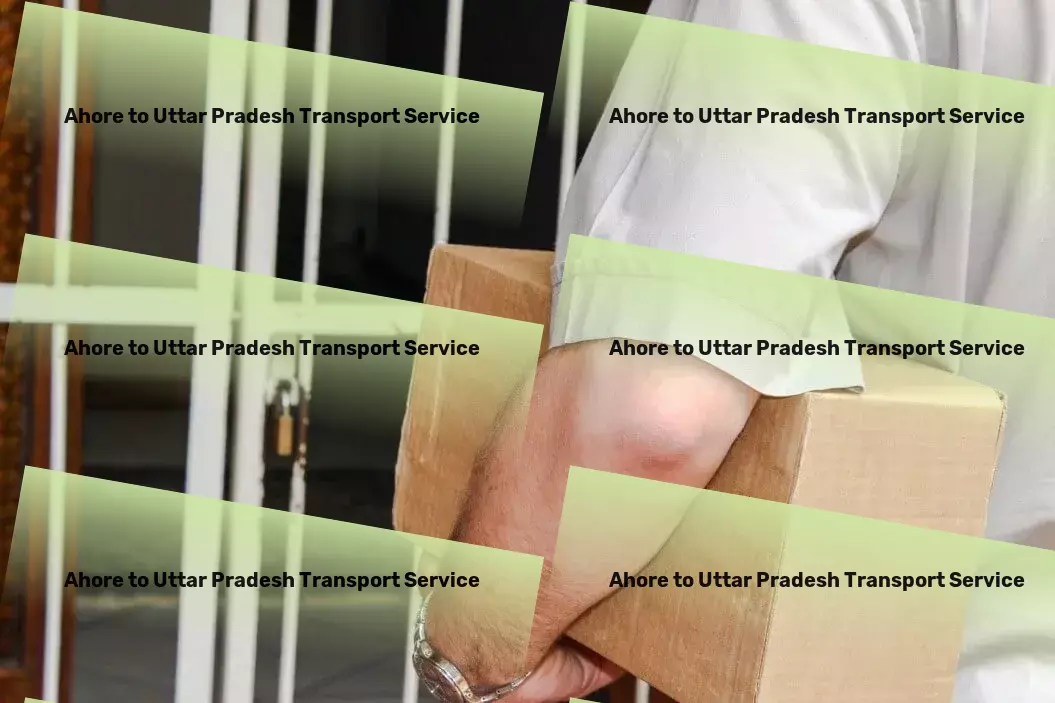 Ahore to Uttar Pradesh Transport Heavy parcel delivery