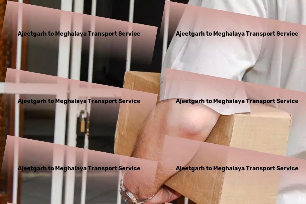 Ajeetgarh to Meghalaya Transport Freight brokerage services