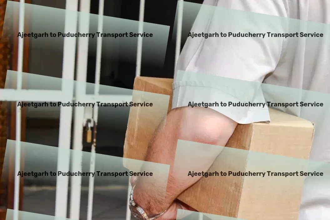 Ajeetgarh to Puducherry Transport Nationwide courier logistics