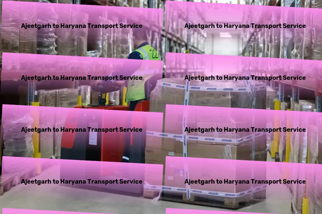 Ajeetgarh to Haryana Transport Cargo transport solutions