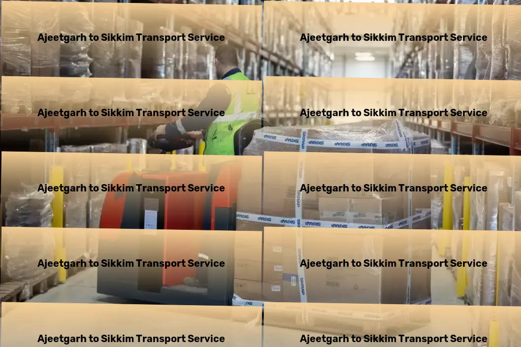 Ajeetgarh to Sikkim Transport Your partner in navigating the complexities of modern-day travel. - Local freight operations