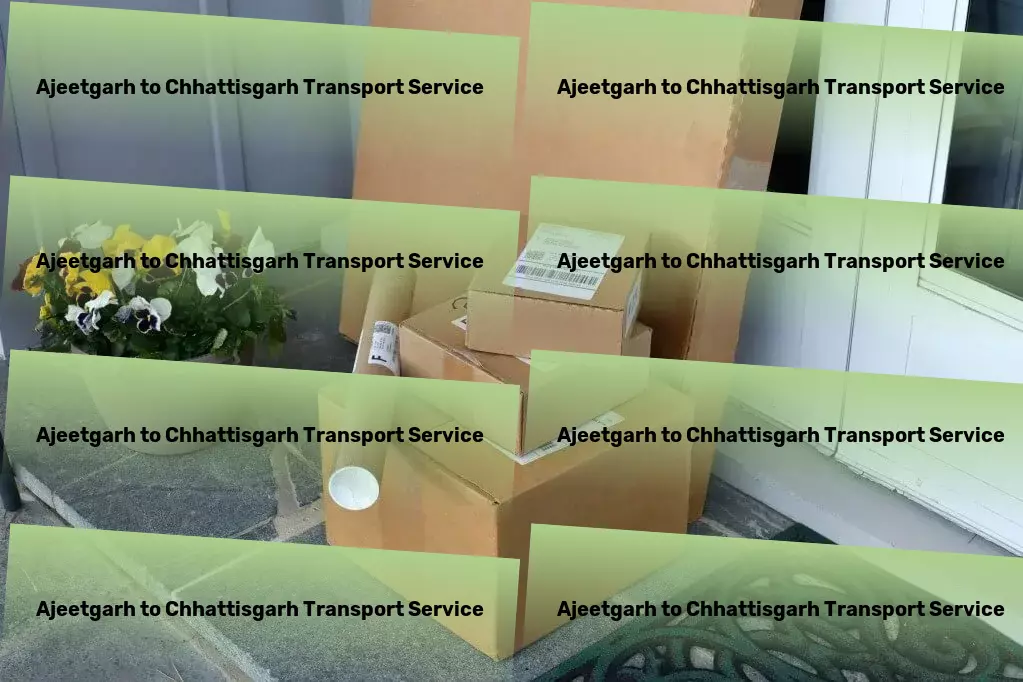 Ajeetgarh to Chhattisgarh Transport Residential courier services