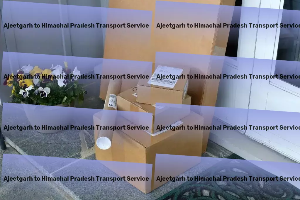 Ajeetgarh to Himachal Pradesh Transport Major freight services