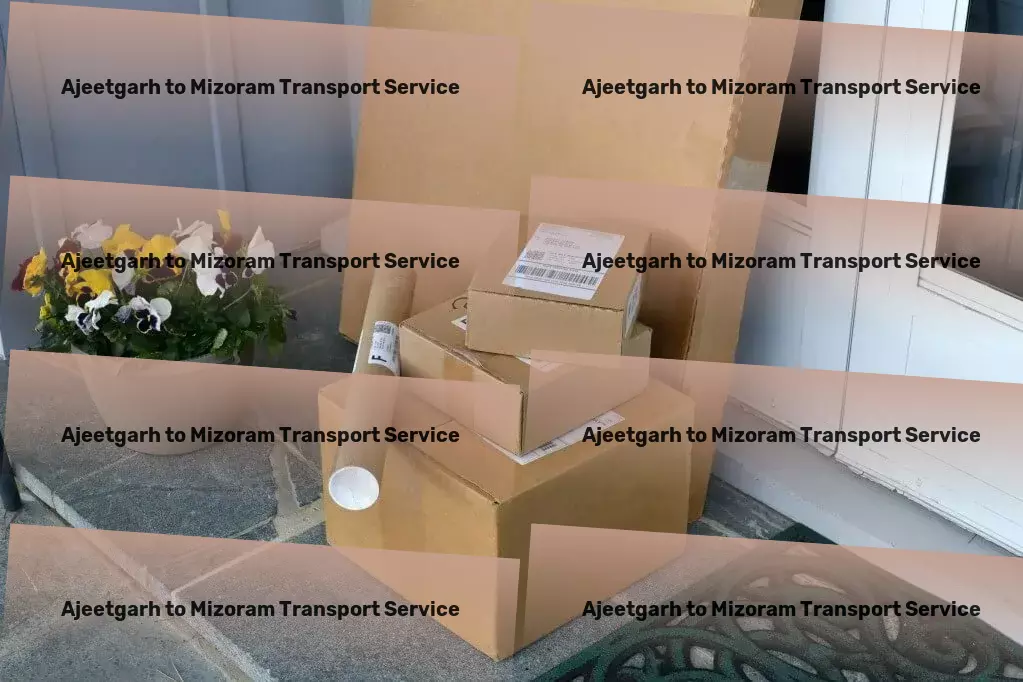 Ajeetgarh to Mizoram Transport High-speed logistics solutions