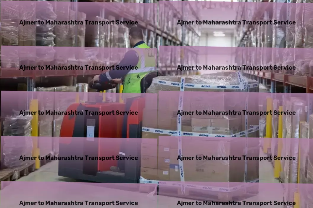 Ajmer to Maharashtra Transport High-volume cargo shipping