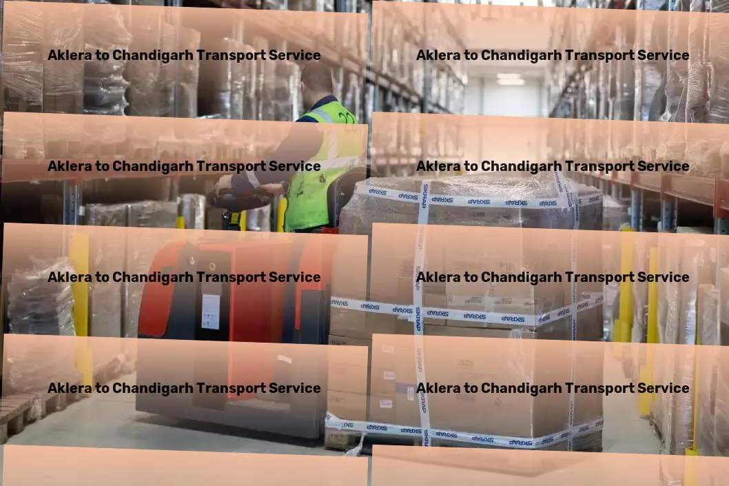 Aklera to Chandigarh Transport Specialized furniture logistics