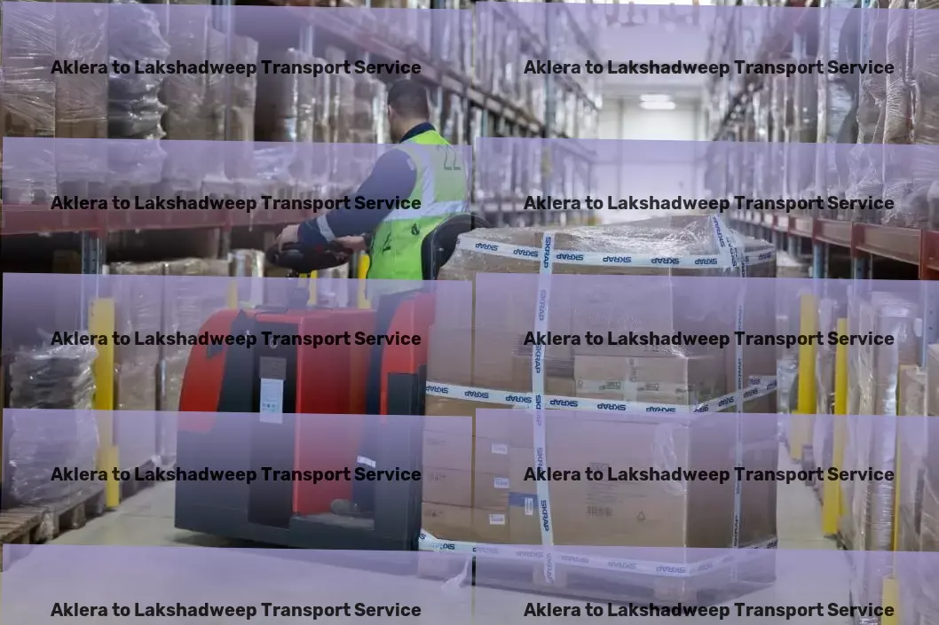 Aklera to Lakshadweep Transport Advanced goods shipment solutions