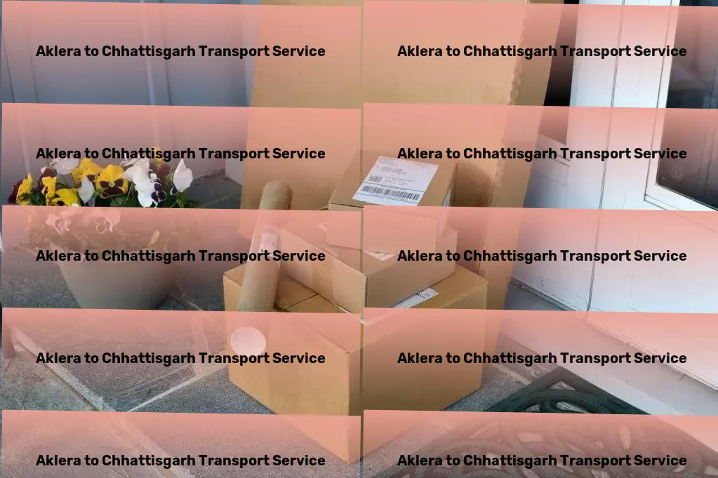 Aklera to Chhattisgarh Transport Quick furniture relocation