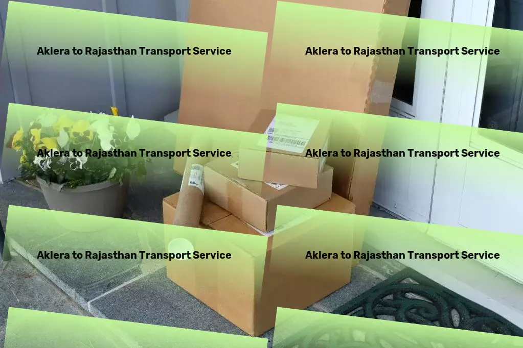 Aklera to Rajasthan Transport Long-haul package delivery