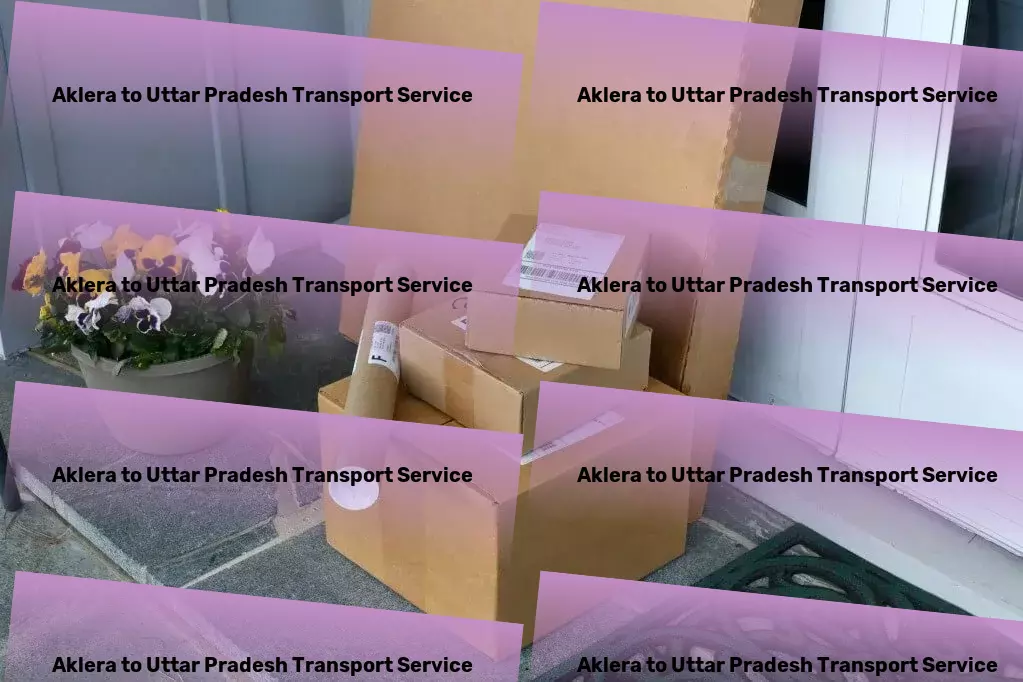 Aklera to Uttar Pradesh Transport Urban goods forwarding