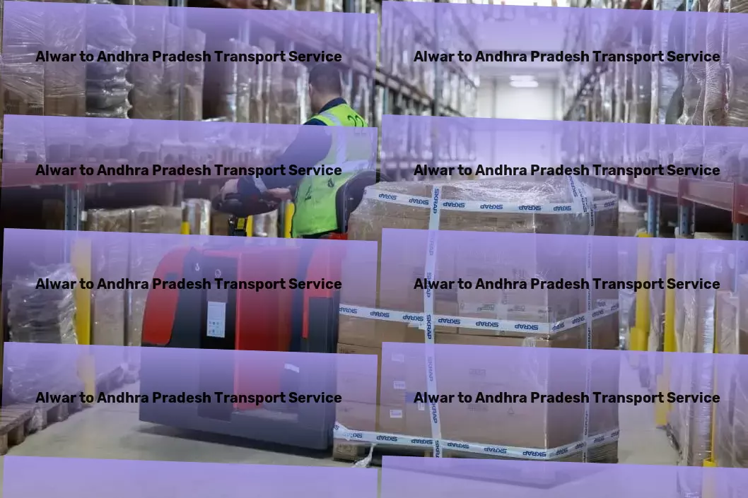 Alwar to Andhra Pradesh Transport Professional moving services