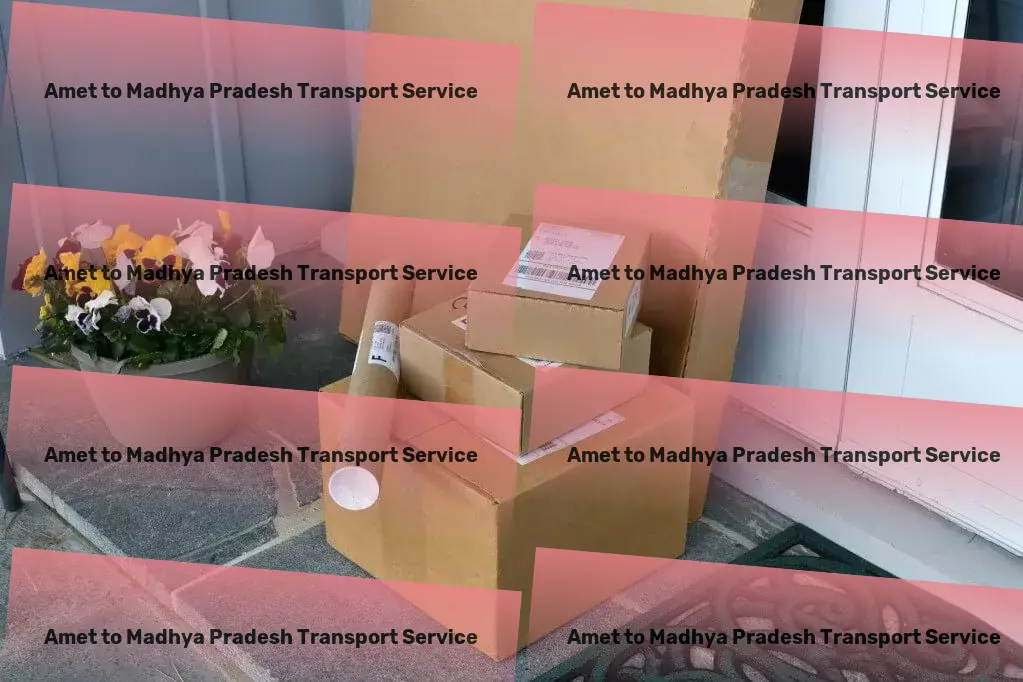 Amet to Madhya Pradesh Transport Join the revolution in efficient Indian logistics management! - Specialized parcel delivery