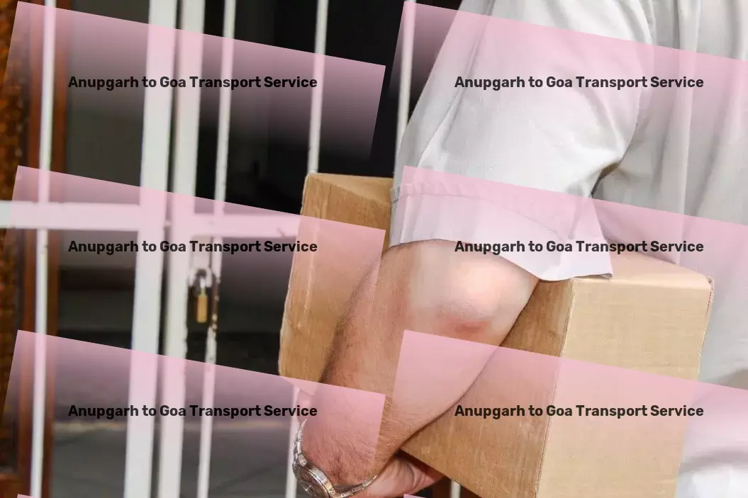 Anupgarh to Goa Transport Seamless global logistics services at your fingertips! - Package distribution networks