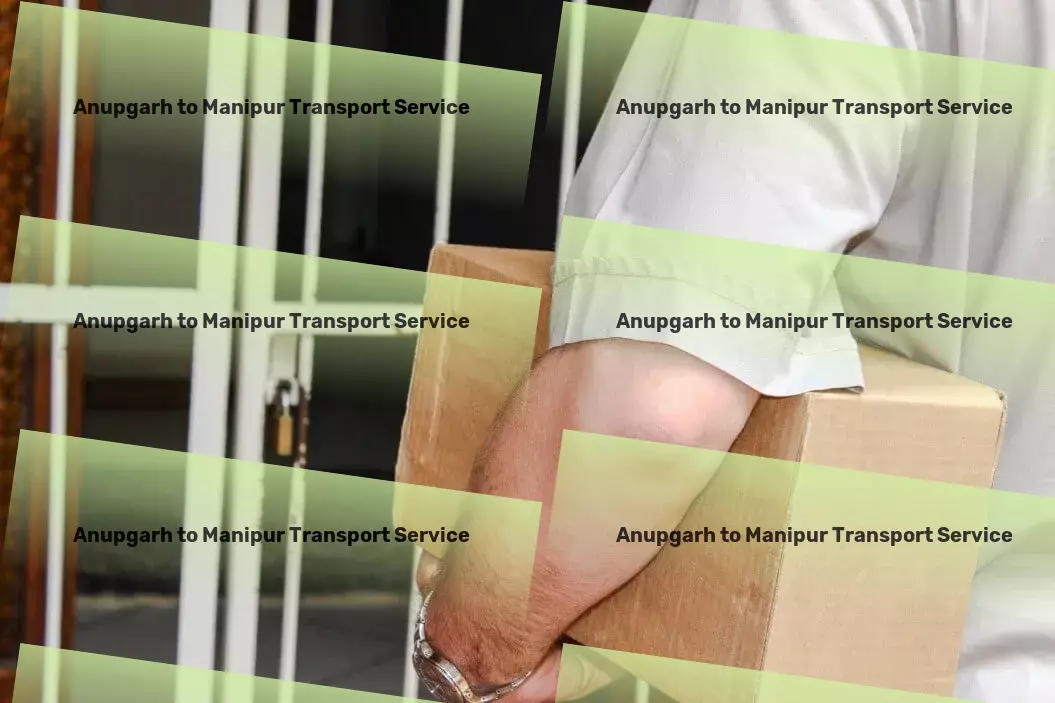 Anupgarh to Manipur Transport Package delivery