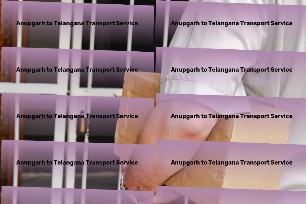 Anupgarh to Telangana Transport Regional logistics services