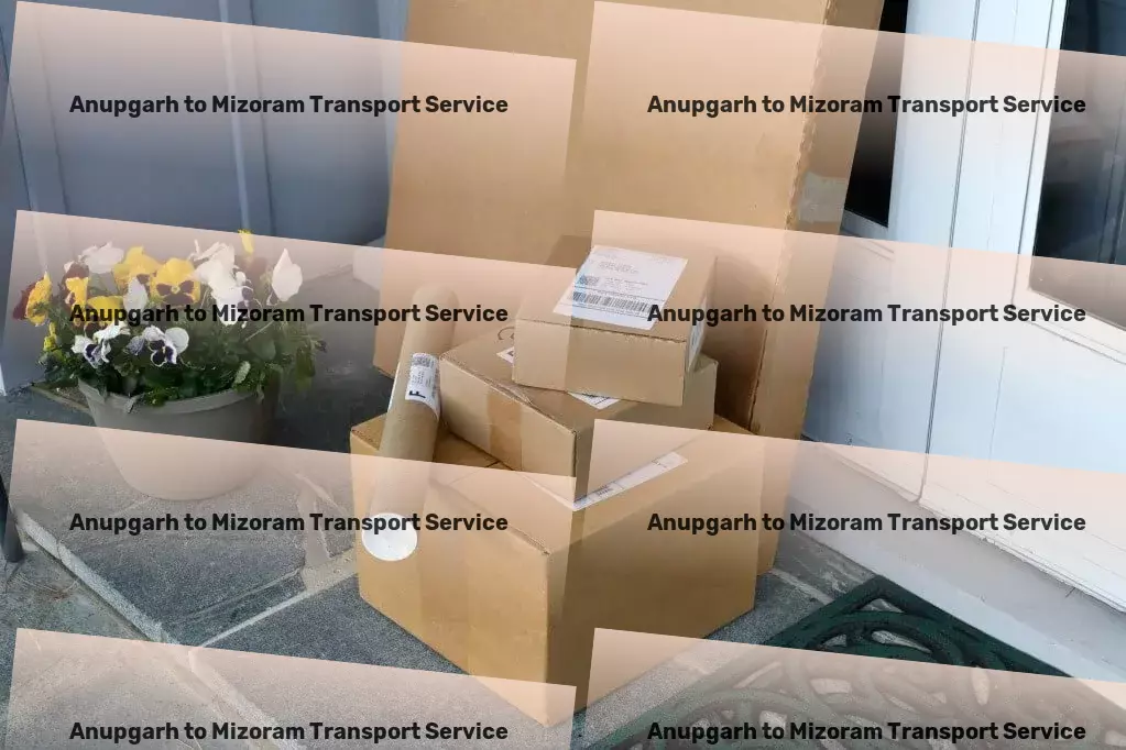 Anupgarh to Mizoram Transport Enhance your shipping strategies with our expertise in India! - Export logistics services