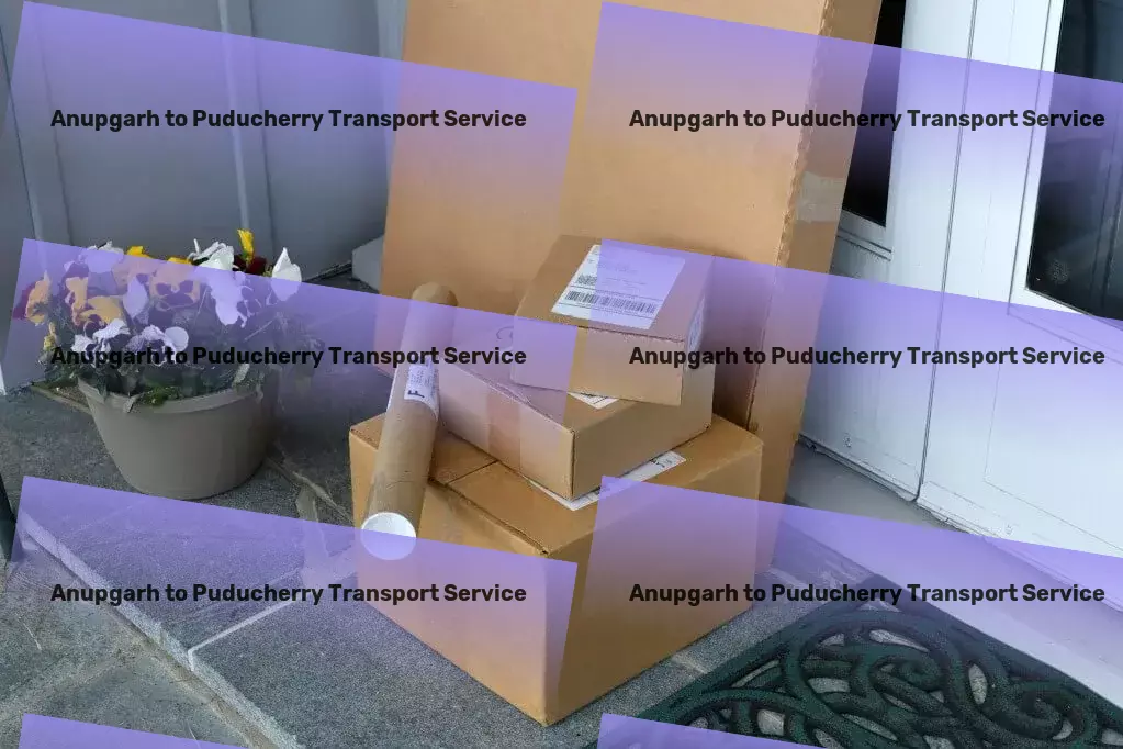 Anupgarh to Puducherry Transport National road cargo services