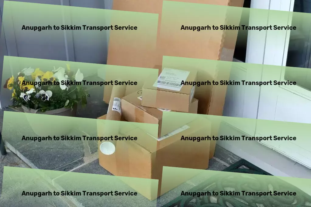 Anupgarh to Sikkim Transport Express goods shipping