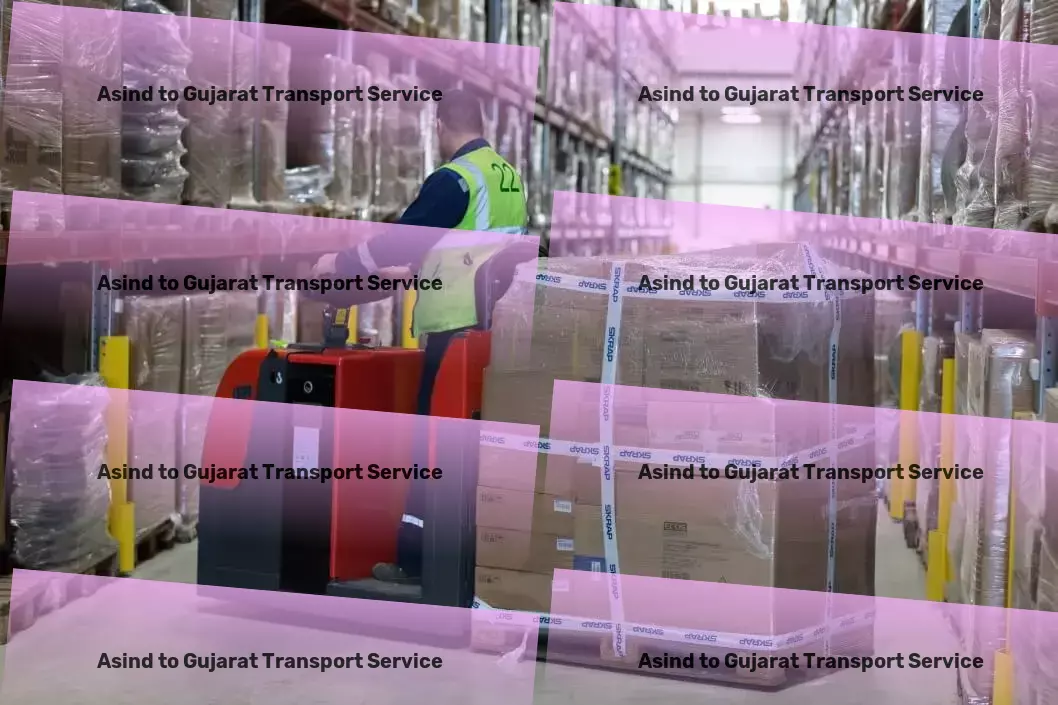 Asind to Gujarat Transport Express goods shipping