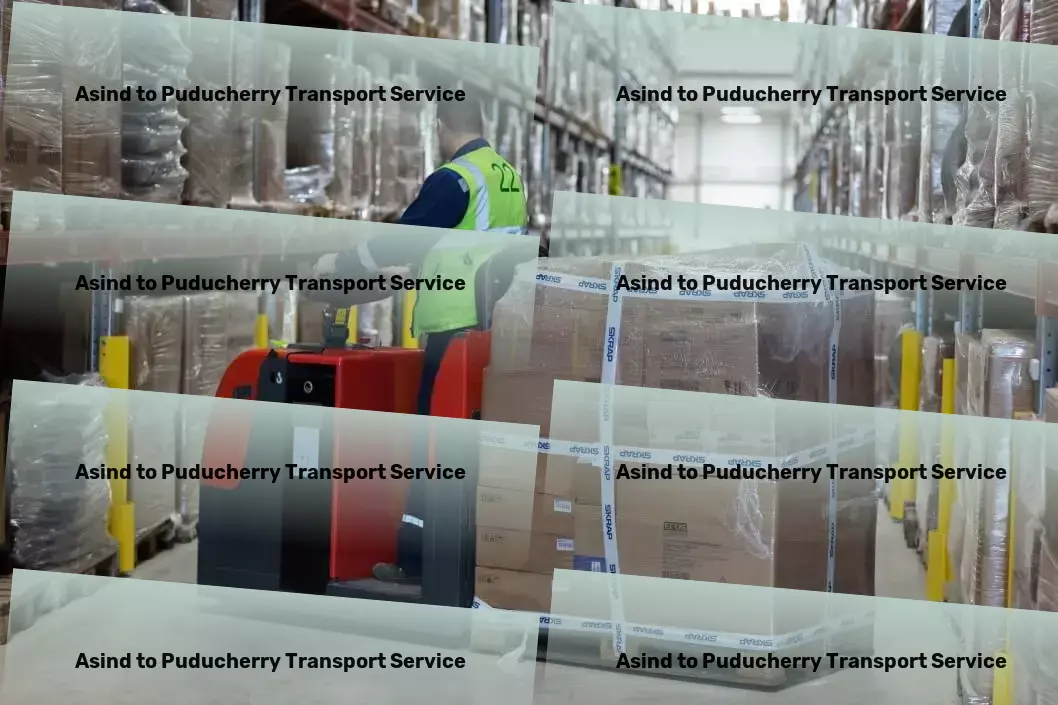 Asind to Puducherry Transport Small load delivery