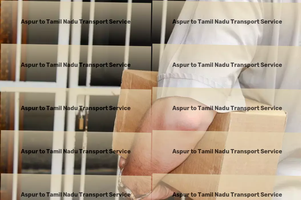 Aspur to Tamil Nadu Transport Specialized furniture moving