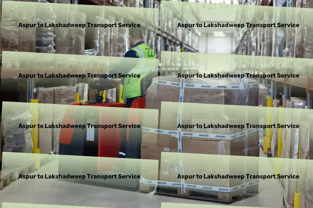 Aspur to Lakshadweep Transport Advanced package forwarding