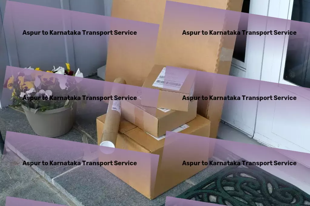 Aspur to Karnataka Transport Nationwide delivery and shipment