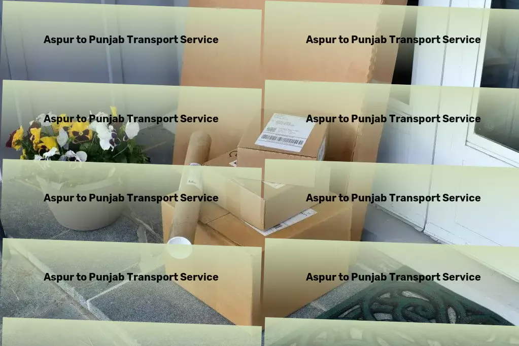 Aspur to Punjab Transport Step into the future of travel, tailored just for you. - Custom goods services