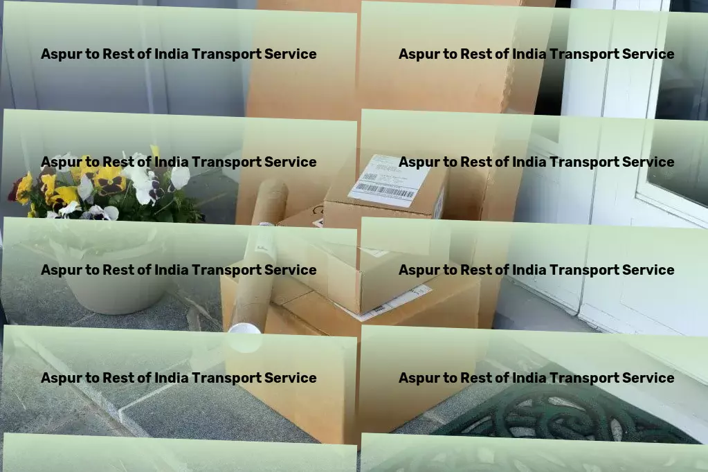 Aspur to Rest Of India Transport Your bridge to efficient and timely goods delivery! - City-to-city logistics solutions