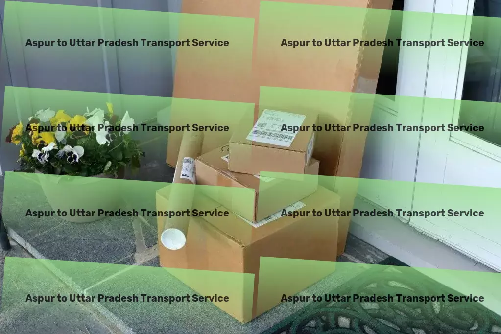 Aspur to Uttar Pradesh Transport Nationwide moving and shipment services