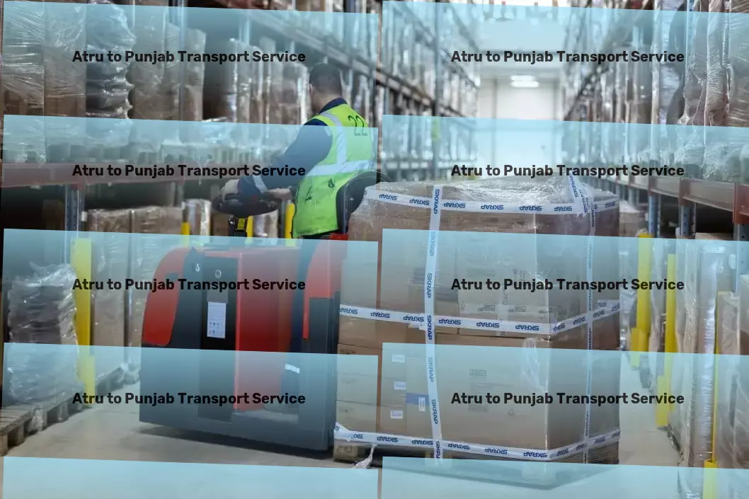 Atru to Punjab Transport Streamlining your goods movement for better efficiency! - High-volume goods forwarding