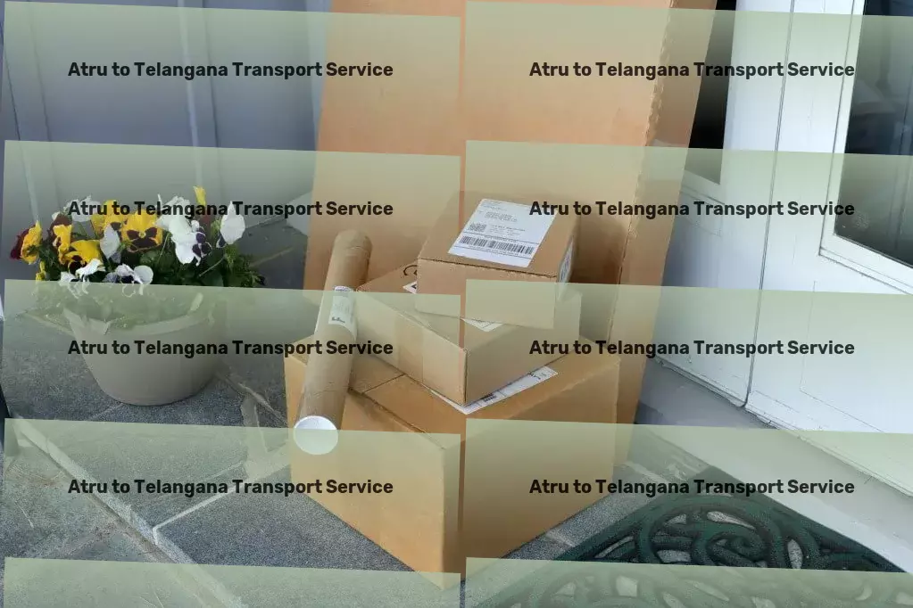 Atru to Telangana Transport Direct cargo shipping