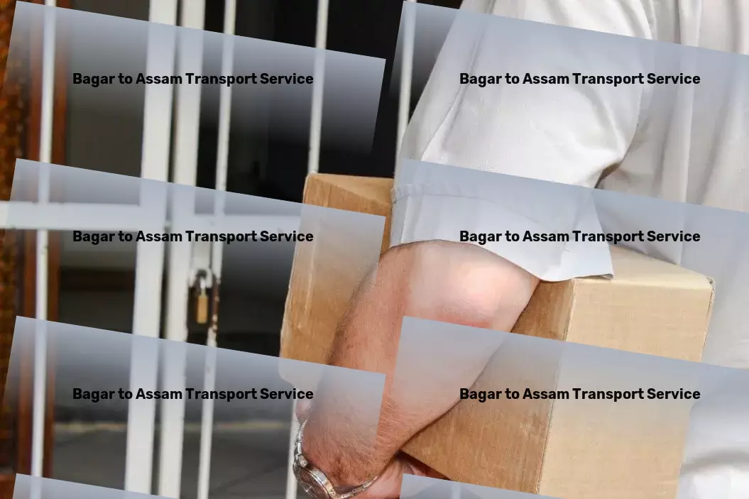 Bagar to Assam Transport The gold standard in transporting efficiency and safety! - High-speed parcel delivery