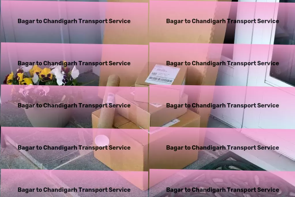 Bagar to Chandigarh Transport Regional packers and movers